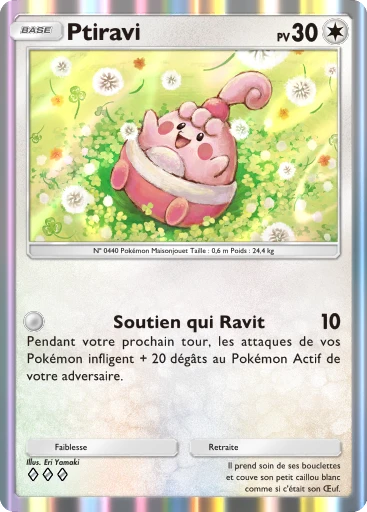 Carte Pokémon Ptiravi de l'extension L'Ambition de la Team Rocket
