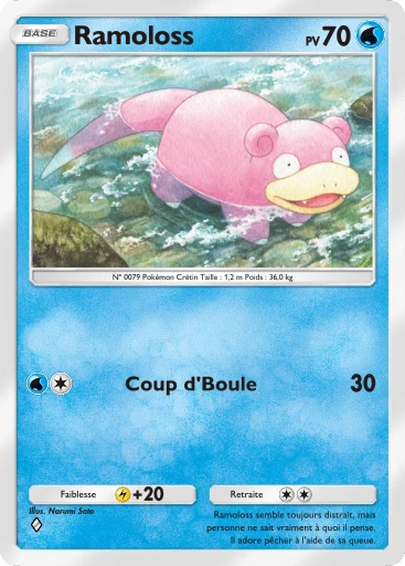 Carte Pokémon Ramoloss de l'extension Méga-Rayonnement