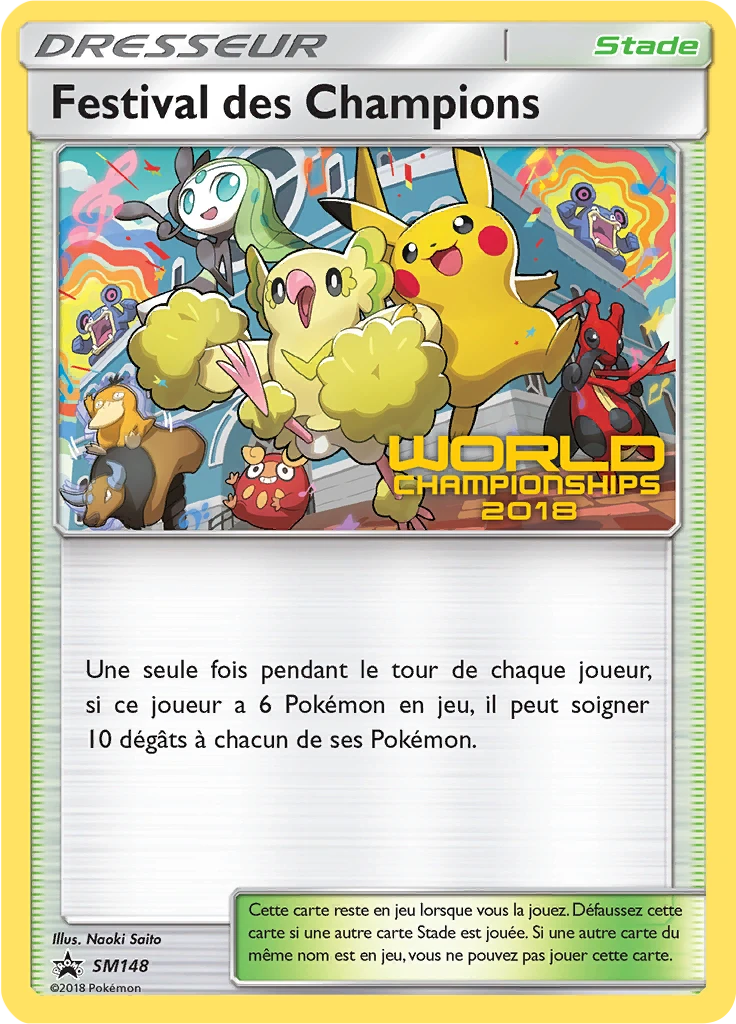 Carte Pokémon Festival des Champions de l'extension Promo SM