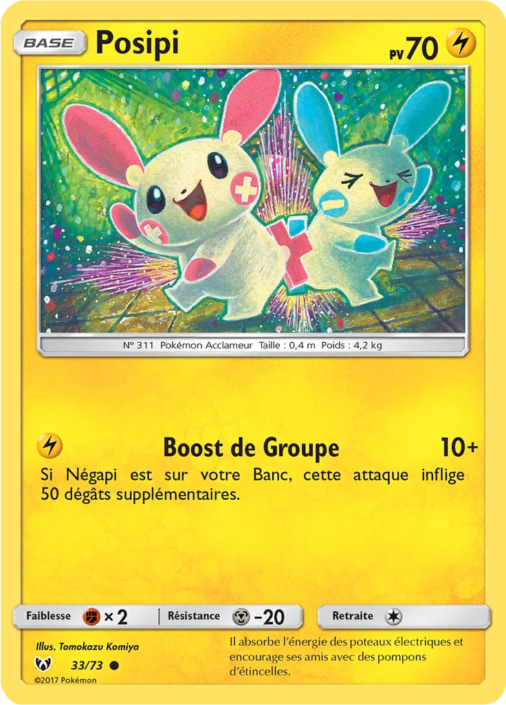 Carte Pokémon Posipi de l'extension Légendes Brillantes