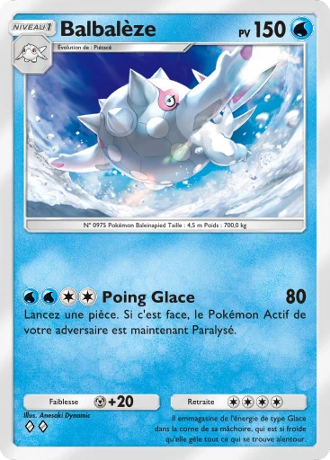 Carte Pokémon Balbalèze de l'extension Merveilles de Paldea