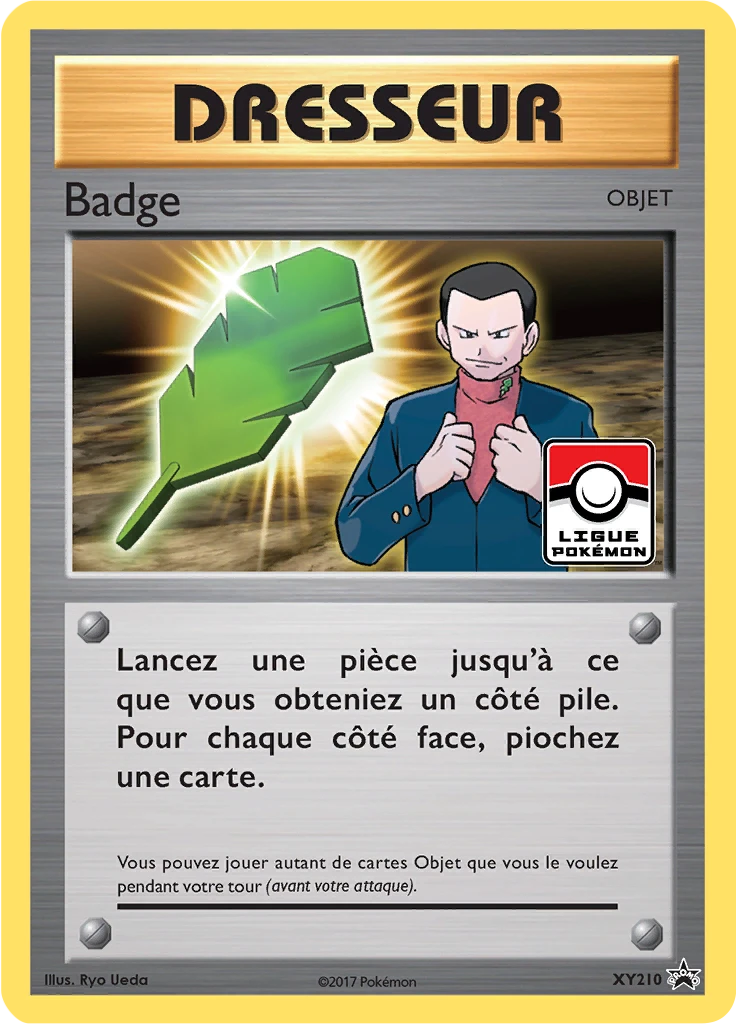 Carte Pokémon Badge de l'extension Promo XY