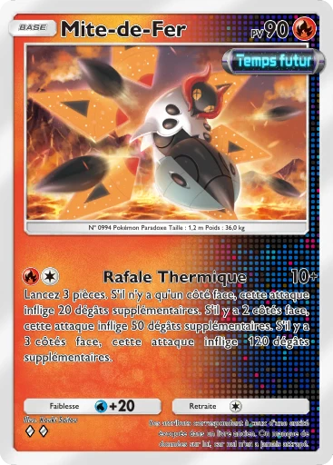Carte Pokémon Mite-de-Fer de l'extension Propulsion Paradoxe