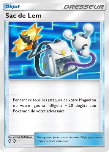 Carte Pokémon Sac de Lem de l'extension Embrasement Écarlate