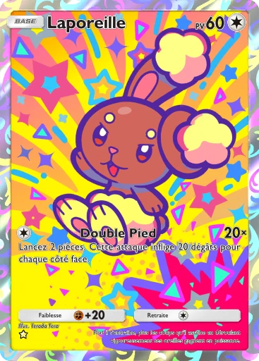Carte Pokémon Laporeille de l'extension Embrasement Écarlate