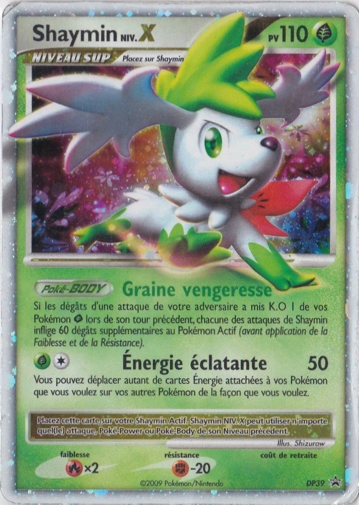 Carte Pokémon Shaymin de l'extension Promo DP