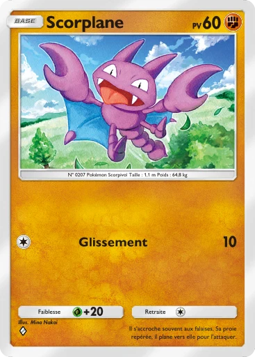 Carte Pokémon Scorplane de l'extension Sagesse entre Ciel et Mer