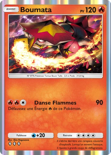 Carte Pokémon Boumata de l'extension Gardiens Astraux