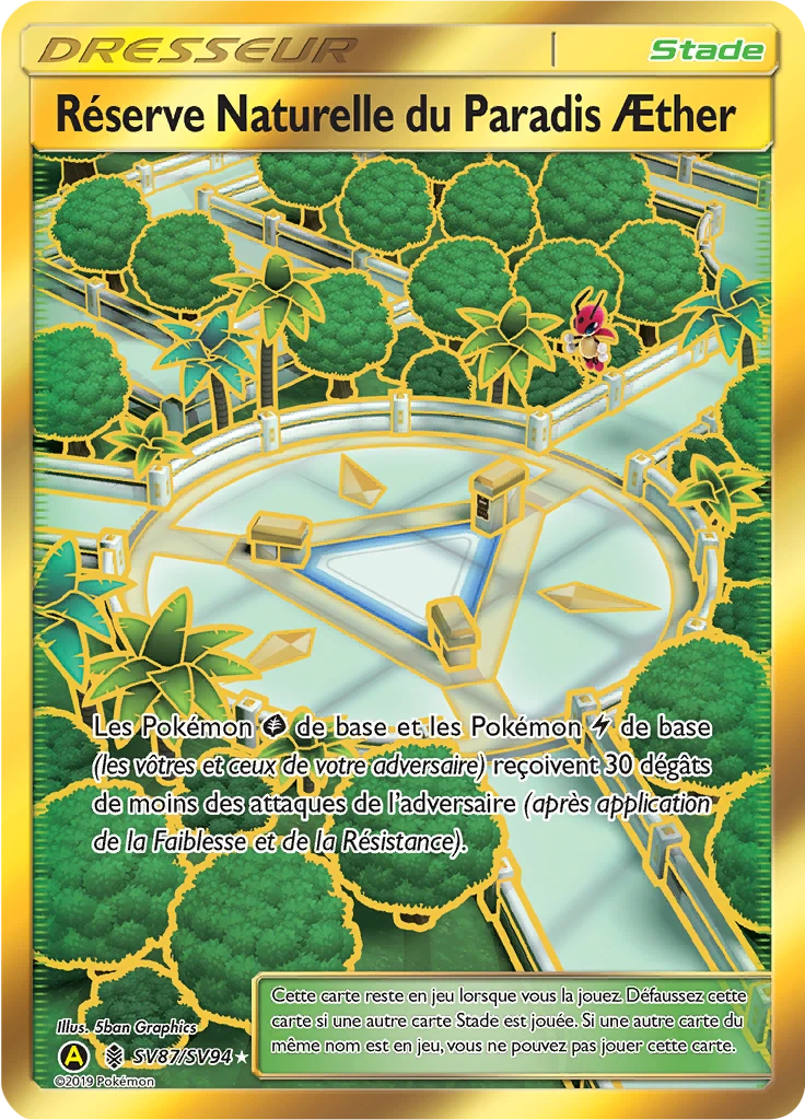 Carte Pokémon Réserve Naturelle du Paradis Æther de l'extension Destinées Occultes
