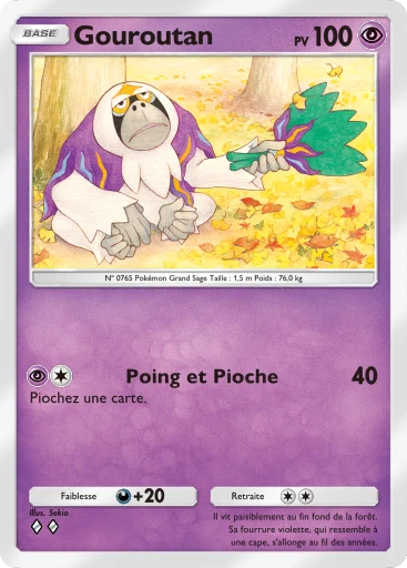 Carte Pokémon Gouroutan de l'extension L'Ambition de la Team Rocket