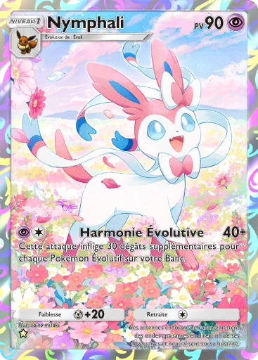 Carte Pokémon Nymphali de l'extension La Clairière d'Évoli