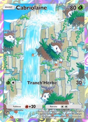 Carte Pokémon Cabriolaine de l'extension Méga-Ascension