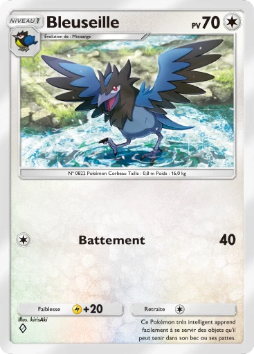 Carte Pokémon Bleuseille de l'extension Propulsion Paradoxe