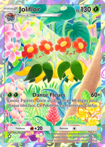 Carte Pokémon Joliflor de l'extension Sagesse entre Ciel et Mer
