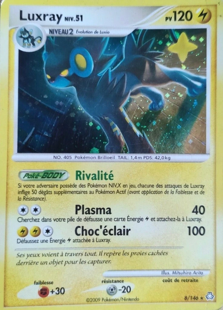 Carte Pokémon Luxray de l'extension Éveil des Légendes
