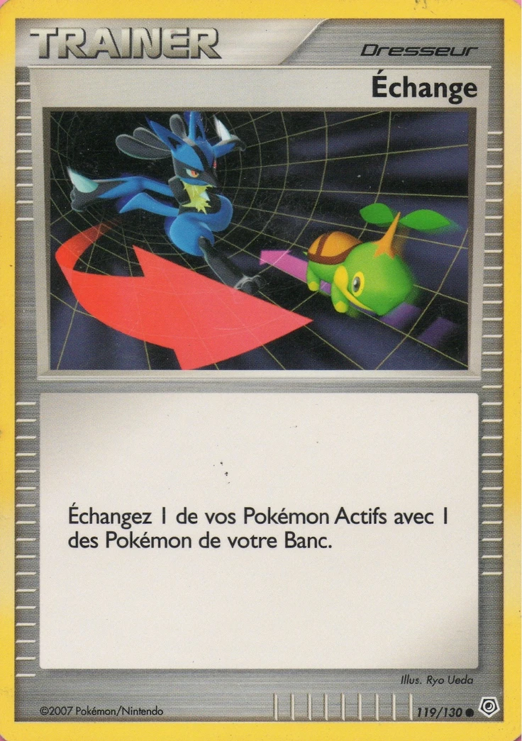 Carte Pokémon Échange de l'extension Diamant & Perle
