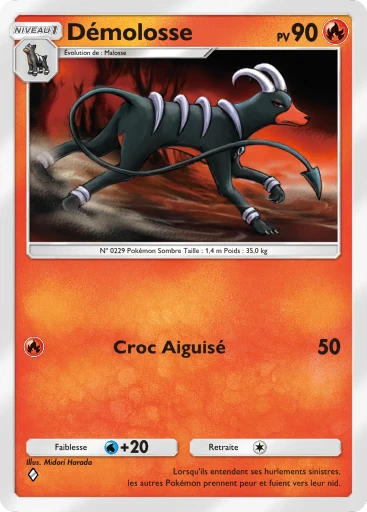 Carte Pokémon Démolosse de l'extension Embrasement Écarlate