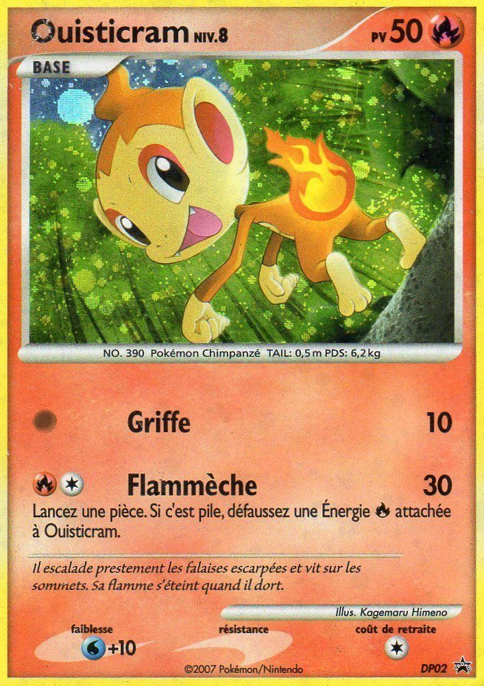 Carte Pokémon Ouisticram de l'extension Promo DP