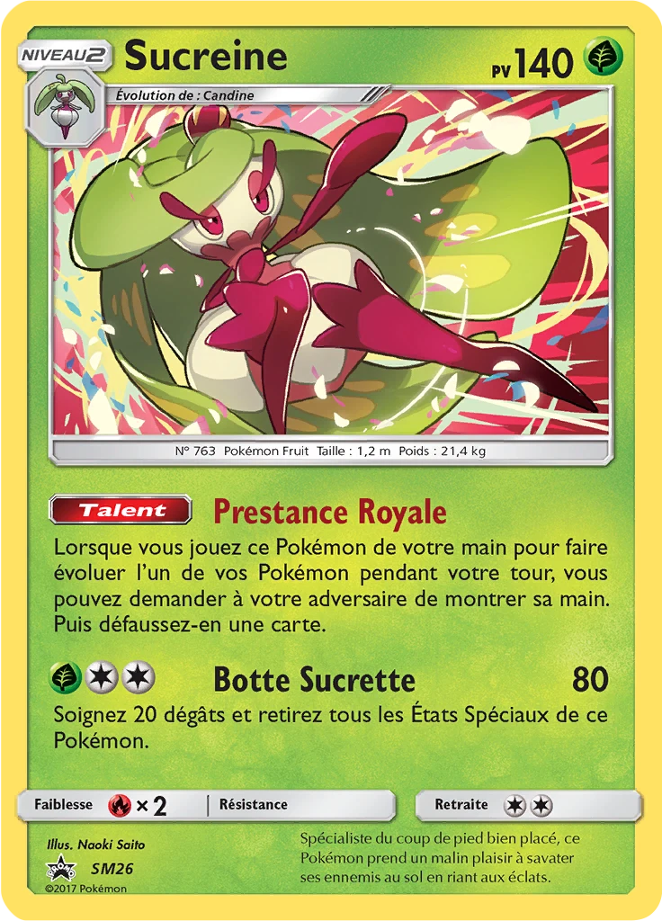 Carte Pokémon Sucreine de l'extension Promo SM