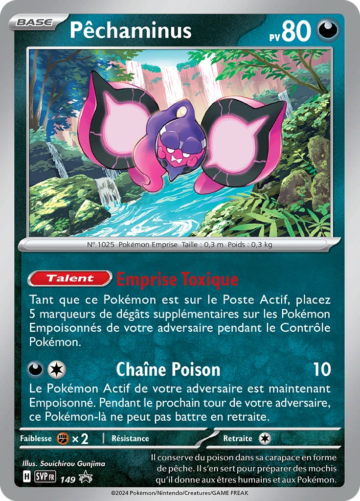 Carte Pokémon Pêchaminus de l'extension SVP Black Star Promos