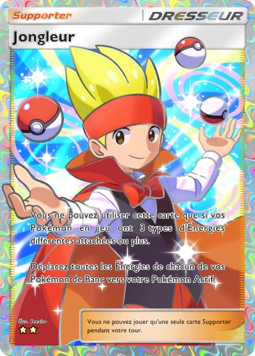 Carte Pokémon Jongleur de l'extension Parade Onirique