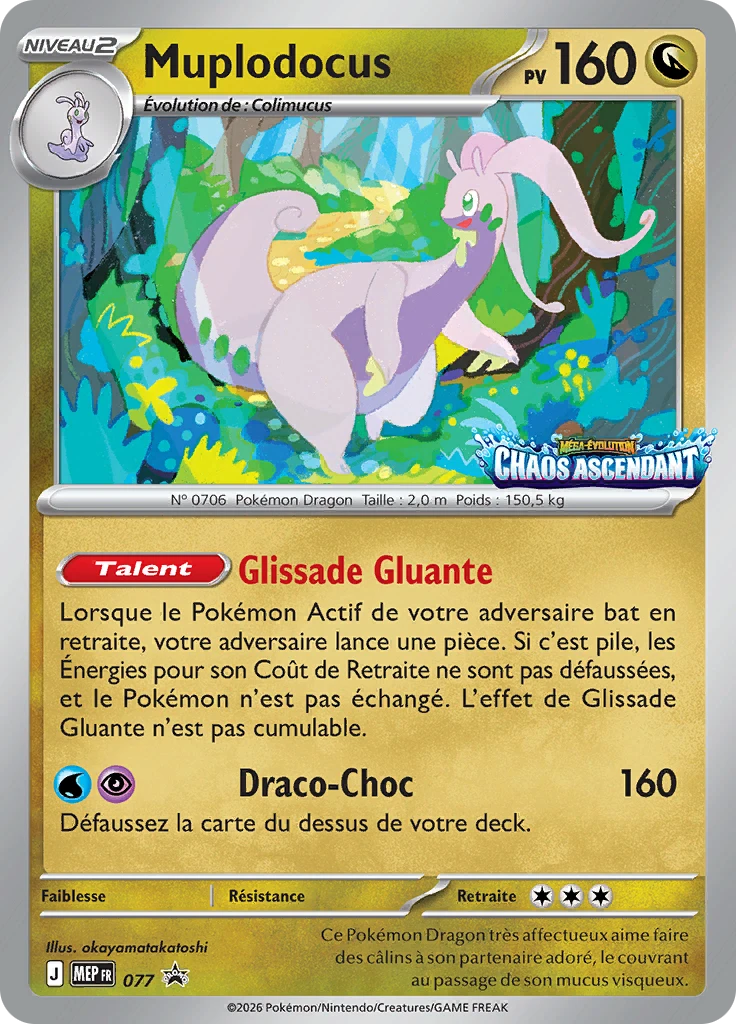 Carte Pokémon Muplodocus de l'extension MEP Black Star Promos