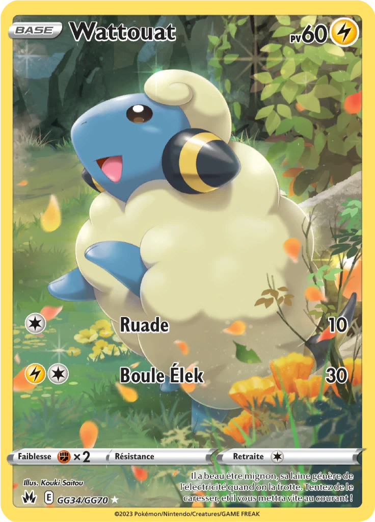 Carte Pokémon Wattouat de l'extension Zénith Suprême
