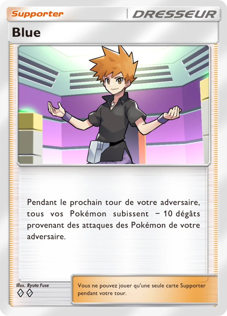 Carte Pokémon Blue de l'extension L'Île Fabuleuse