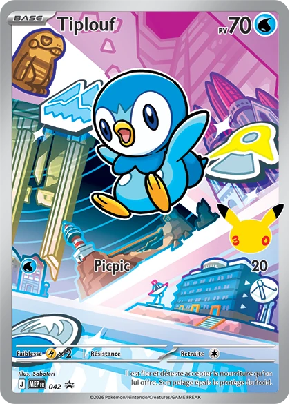 Carte Pokémon Tiplouf de l'extension MEP Black Star Promos