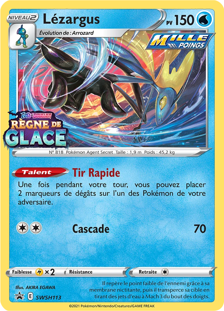 Carte Pokémon Lézargus de l'extension Promo SWSH