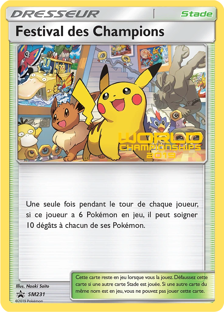 Carte Pokémon Festival des Champions de l'extension Promo SM