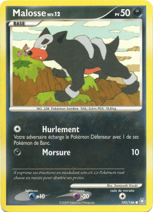 Carte Pokémon Malosse de l'extension Éveil des Légendes