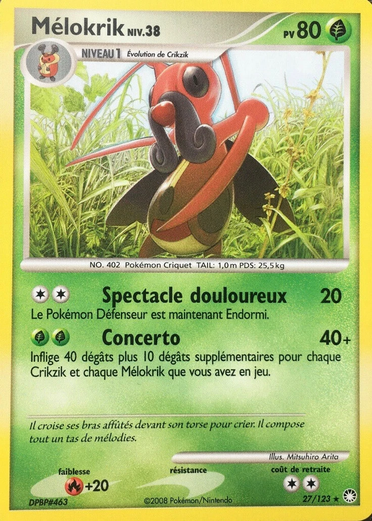 Carte Pokémon Mélokrik de l'extension Trésors Mystérieux