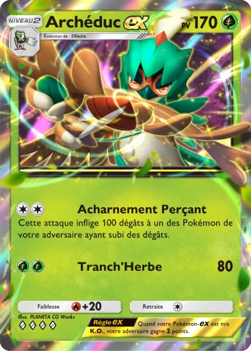 Carte Pokémon Archéduc-ex de l'extension Gardiens Astraux