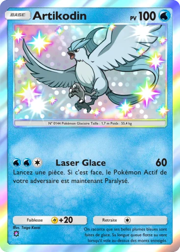 Carte Pokémon Artikodin de l'extension Méga-Ascension