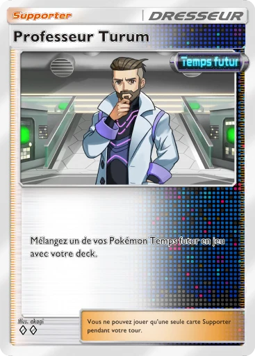 Carte Pokémon Professeur Turum de l'extension Propulsion Paradoxe