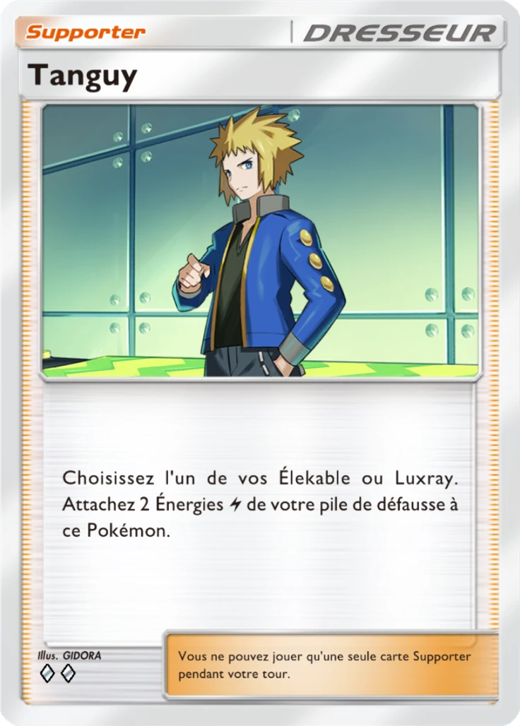 Carte Pokémon Tanguy de l'extension Choc Spatio-Temporel