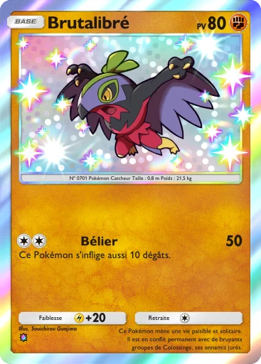Carte Pokémon Brutalibré de l'extension Méga-Rayonnement