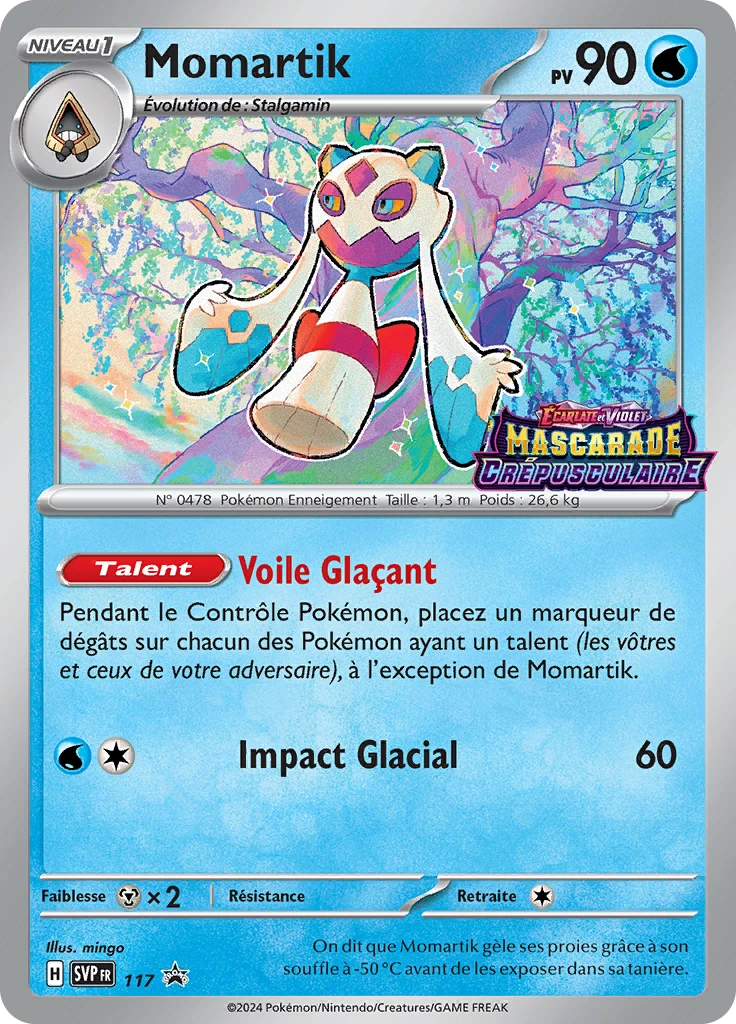 Carte Pokémon Momartik de l'extension SVP Black Star Promos