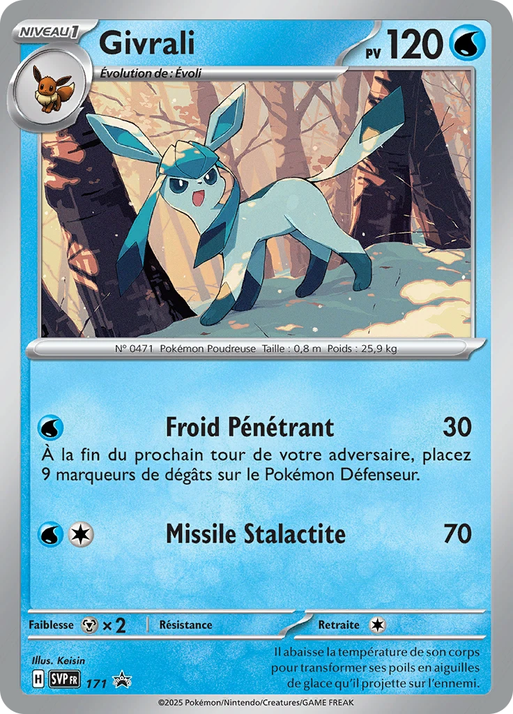 Carte Pokémon Givrali de l'extension SVP Black Star Promos