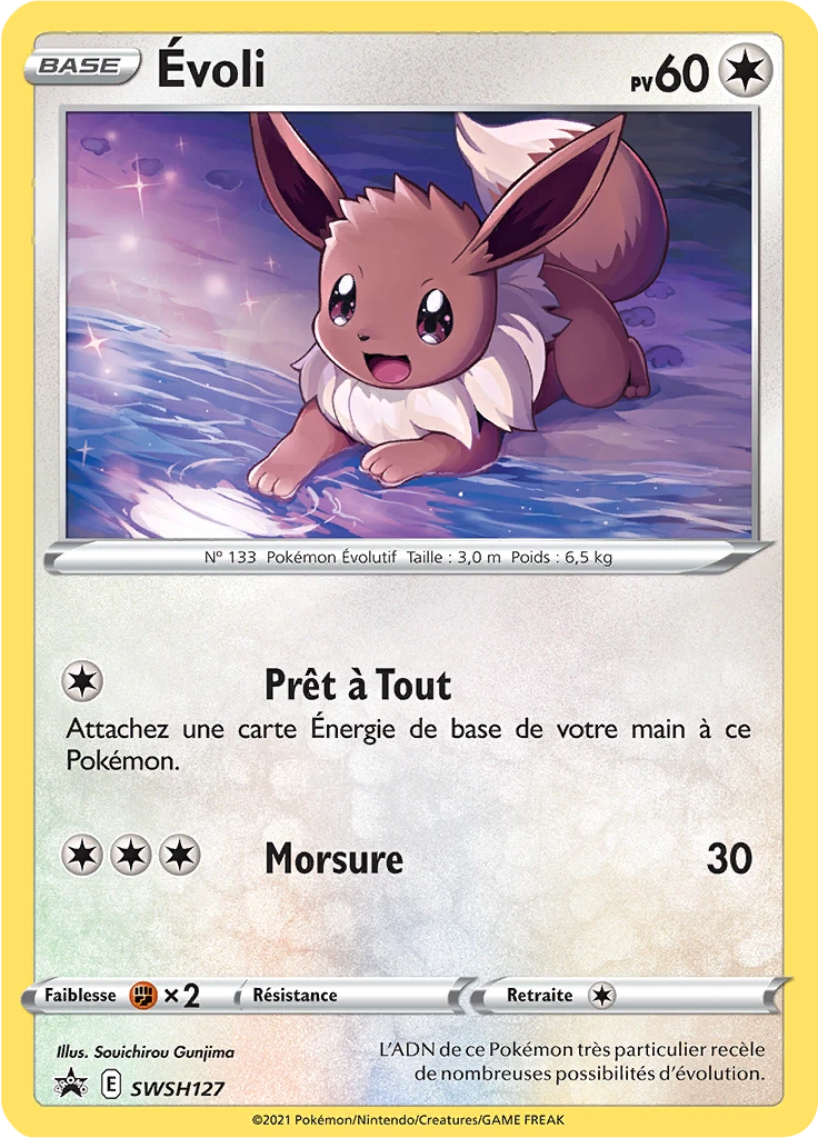 Carte Pokémon Évoli de l'extension Promo SWSH