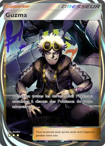 Carte Pokémon Guzma de l'extension Gardiens Astraux