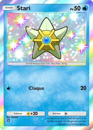 Carte Pokémon Stari de l'extension Gardiens Astraux