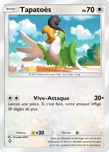 Carte Pokémon Tapatoès de l'extension Merveilles de Paldea