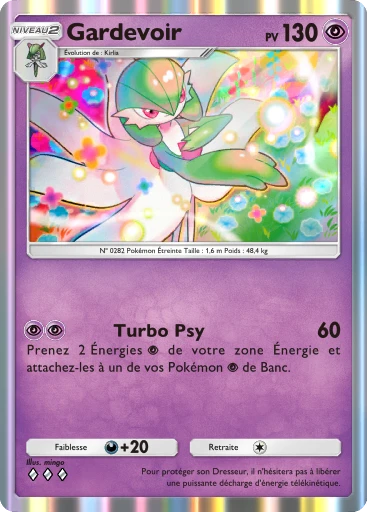 Carte Pokémon Gardevoir de l'extension Parade Onirique