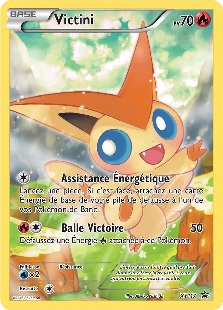 Carte Pokémon Victini de l'extension Promo XY