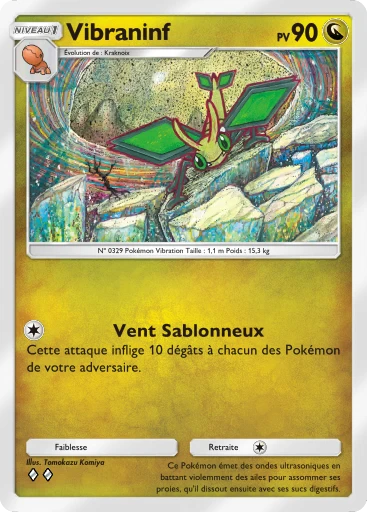 Carte Pokémon Vibraninf de l'extension Aura Palpitante