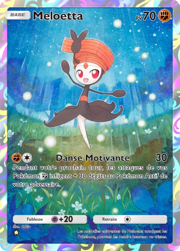 Carte Pokémon Meloetta de l'extension Aura Palpitante