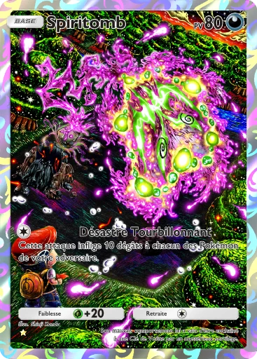 Carte Pokémon Spiritomb de l'extension Choc Spatio-Temporel