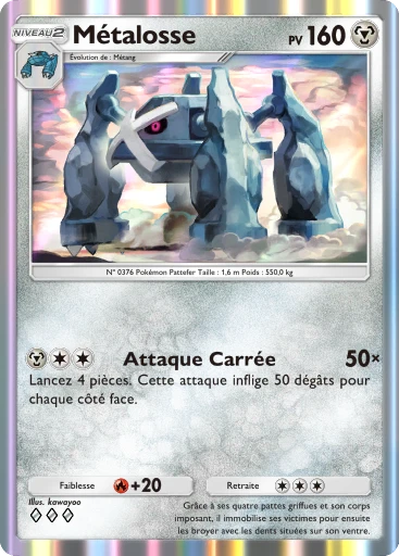 Carte Pokémon Métalosse de l'extension Domination Céleste